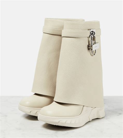 white givenchy shark boots